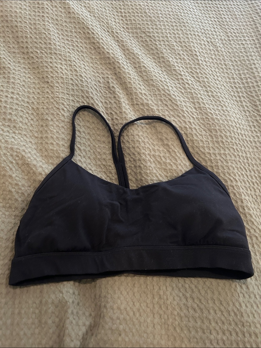 lululemon athletica Black Flow Y Sports Bra